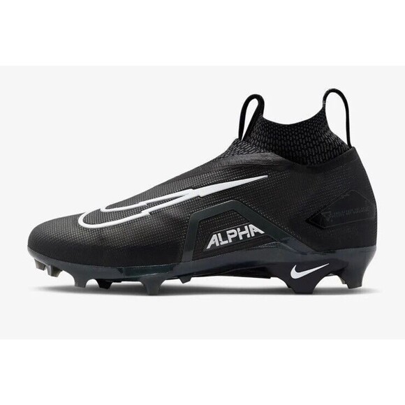 Nike Alpha Menace Elite 3 Black Football Cleats CT6648-010 Men’s Size 8.5 - Picture 2 of 10